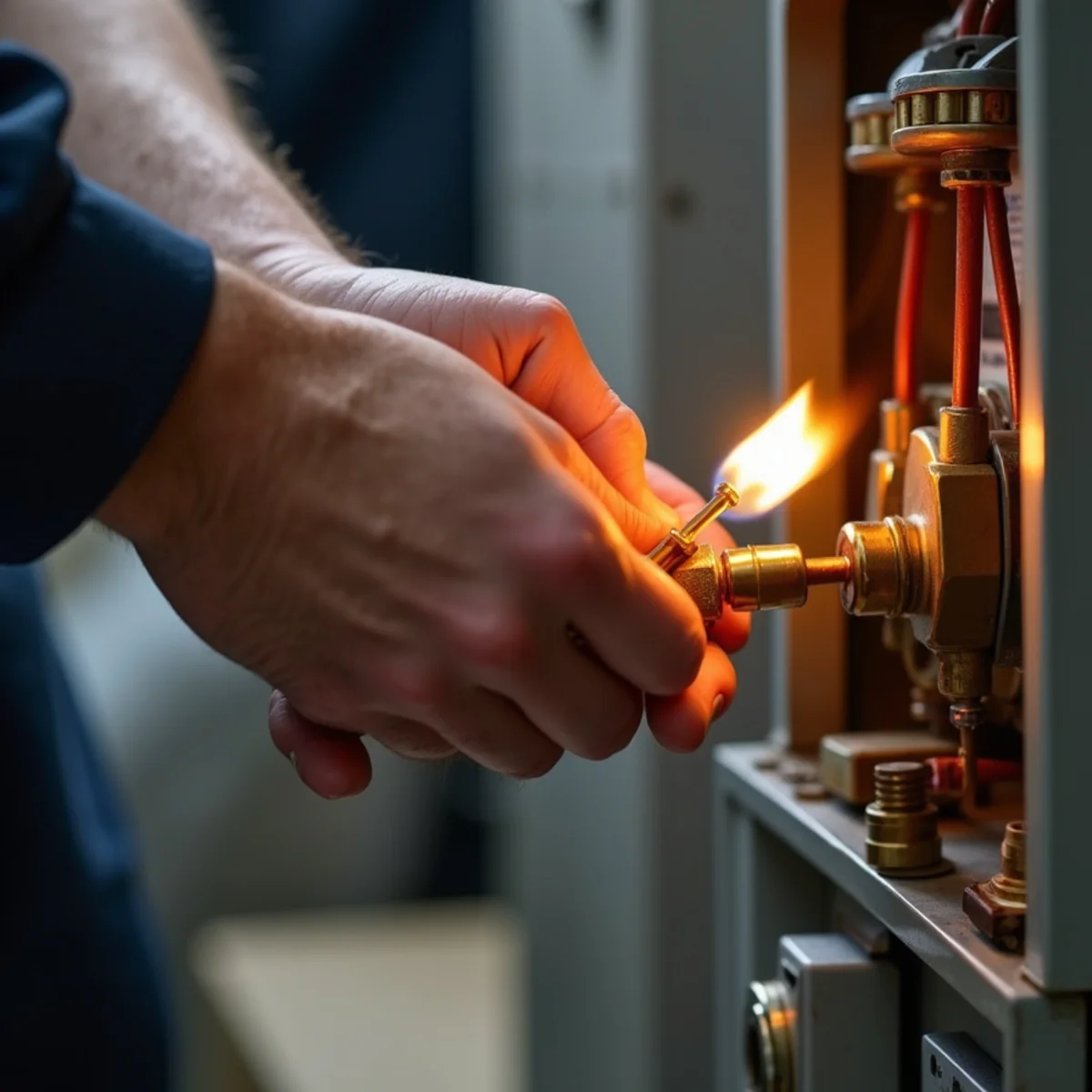 Emergency Furnace Repair — No Heat in progress at a Kennesaw, GA home by a licensed HVAC technician