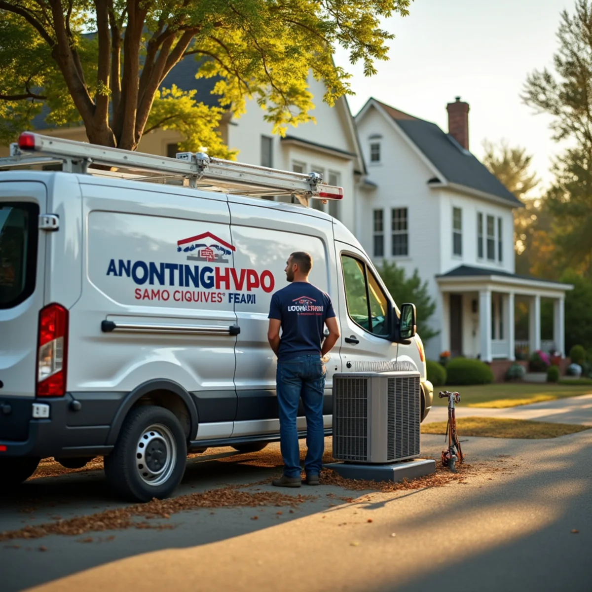 Historic Old Town Kennesaw cottage beside a 2018 Depot Park townhome served for HVAC