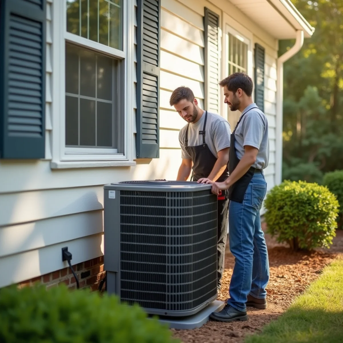 Typical Canton home where HVAC Kennesaw GA provides HVAC service