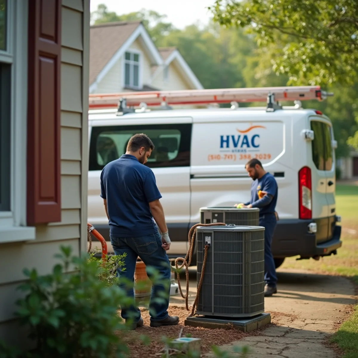 Typical Cobb County home where HVAC Kennesaw GA provides HVAC service
