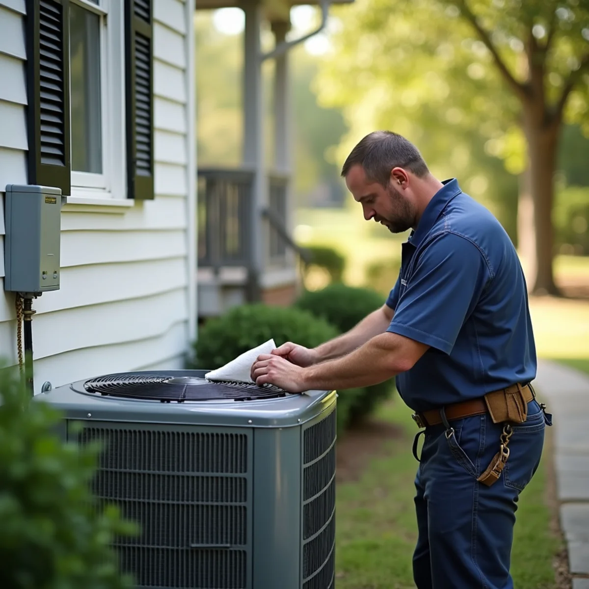 Typical Euharlee home where HVAC Kennesaw GA provides HVAC service