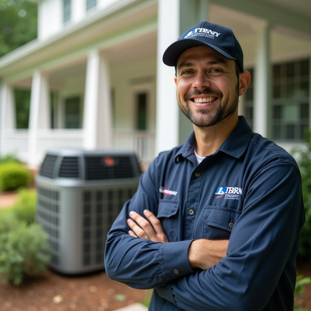 Typical Milton home where HVAC Kennesaw GA provides HVAC service