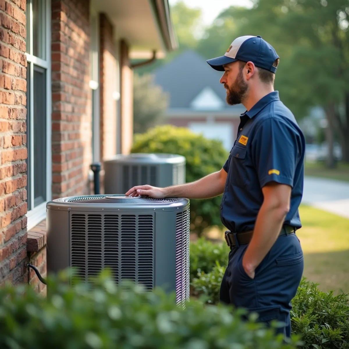 Typical Mountain Park home where HVAC Kennesaw GA provides HVAC service