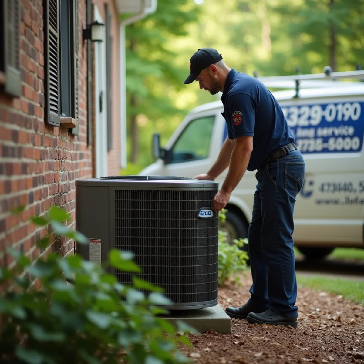Typical West Cobb / Due West home where HVAC Kennesaw GA provides HVAC service