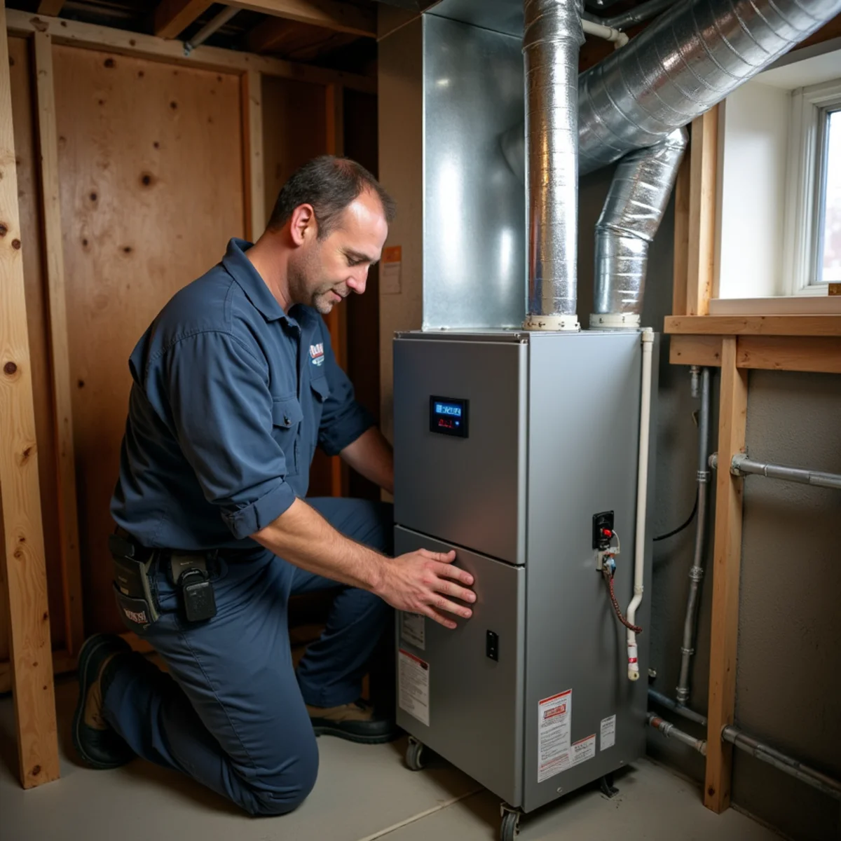 Whole-home dehumidifier integrated with an HVAC system in a Kennesaw, GA home